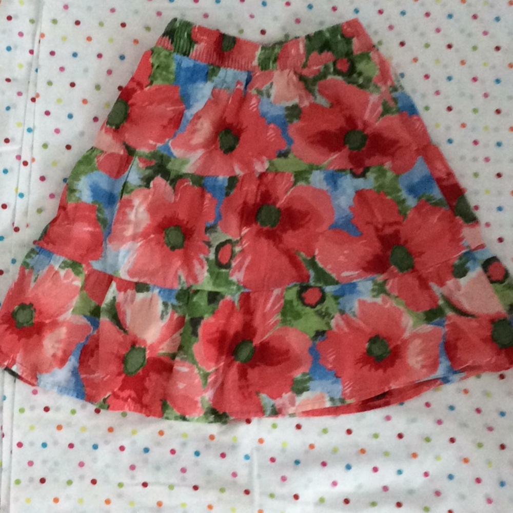Floral summer skirt